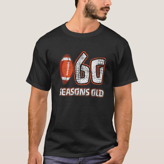 Camiseta 60 Años 60 Por Viejo Fútbol Gracioso (Anverso)