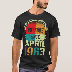 Camiseta 60 años asombrosos desde el 60 aniversario de la c