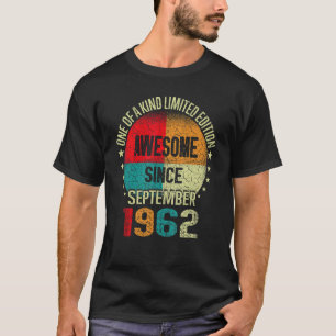 Camiseta 60 años asombrosos desde septiembre de 1962 Viñeta