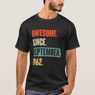 Camiseta 60 años de edad 60 años de fabuloso nacimiento des