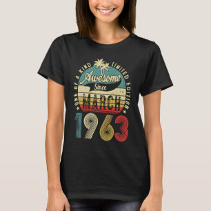 Camiseta 60 años de edad 60 años Retro Vintage de cumpleaño