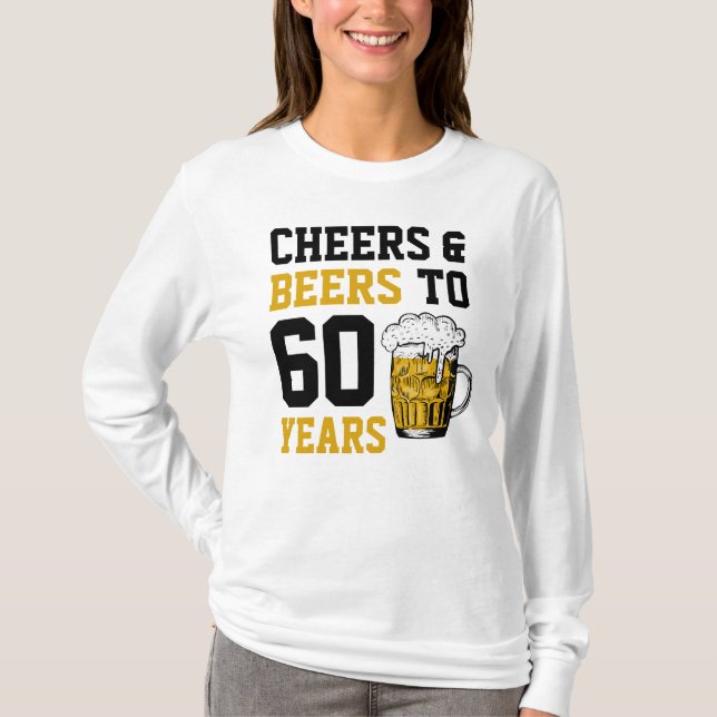 Camiseta 60 años de vigilia y cerveza a 60 años  (Anverso)