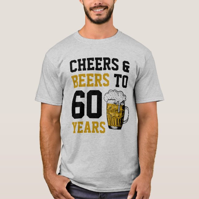 Camiseta 60 años de vigilia y cerveza a 60 años (Anverso)