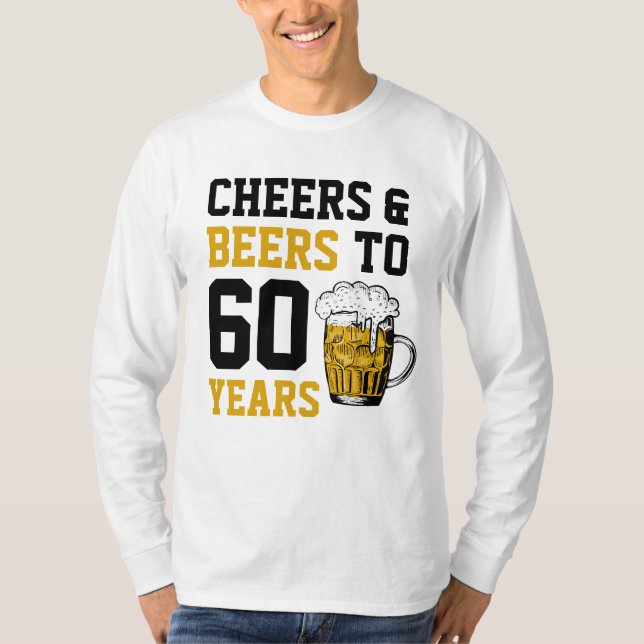 Camiseta 60 años de vigilia y cerveza a 60 años (Anverso)