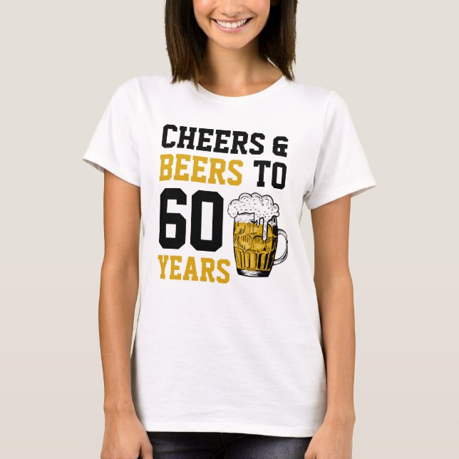 Camiseta 60 años de vigilia y cerveza a 60 años (Anverso)