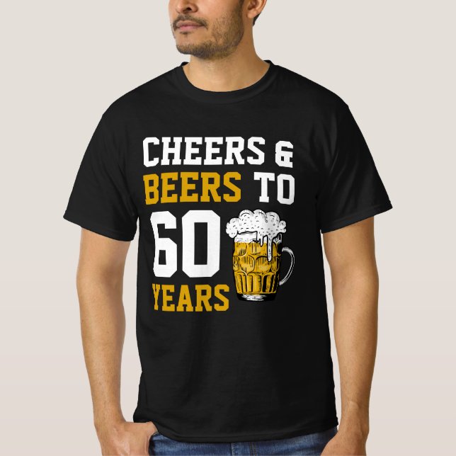 Camiseta 60 años de vigilia y cerveza a 60 años (Anverso)