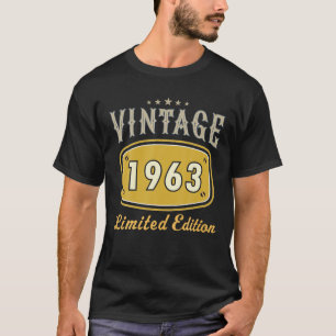 Camiseta 60 Años Decoraciones Hombres Día 60 Viernes 1963
