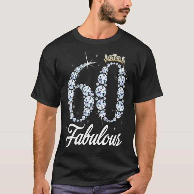 Camiseta 60 años es mi 60 cumpleaños Reina Diamante (Anverso)