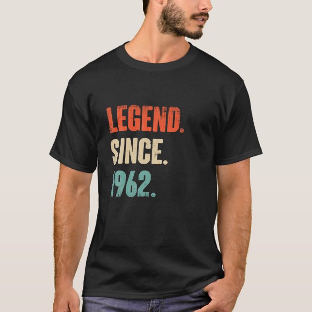 Camiseta 60 años Regalo de cumpleaños Hombres Mujeres - Ley (Anverso)