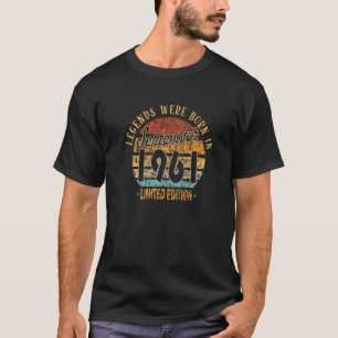 Camiseta 60 años Vintage 1961 60º cumpleaños