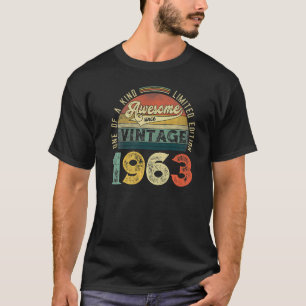 Camiseta 60 años Vintage 1963 60º cumpleaños 37