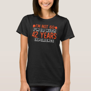 Camiseta 60° cumpleaños 60° aniversario Fiesta 60 años
