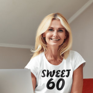 CAMISETA 60 CUMPLEAÑOS, 60 CAMISAS DULCES POR ELLA