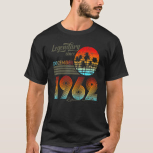 Camiseta 60. Cumpleaños Legendario desde diciembre de 1962