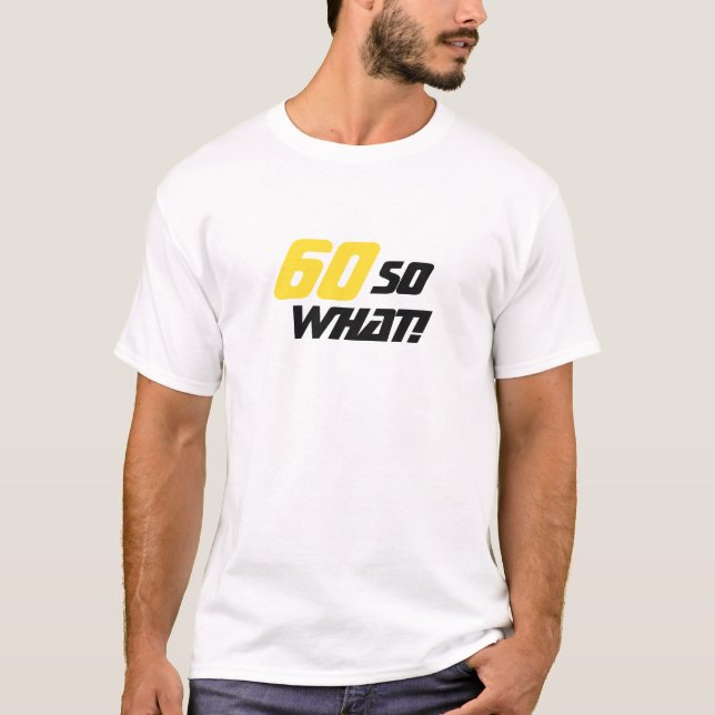Camiseta 60 cumpleaños, qué modernidad motivacional (Anverso)