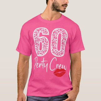 Camiseta 60 Fiestas Crew Beer Regalos 60 años Feliz