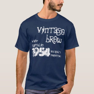 Camiseta 60.o Brew 1954 del vintage del regalo de
