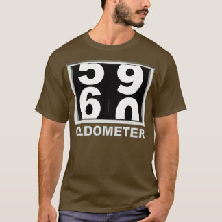 Camiseta 60 Oldometer de cumpleaños 60 Oldomete divertido d