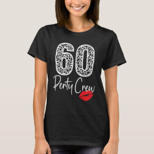 Camiseta 60 tripulantes Fiestas bebiendo cerveza 60 años fe