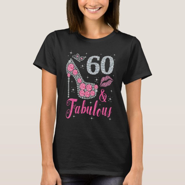 Camiseta 60 Y Fabulosas 1962 Mujeres De 60 Años (Anverso)