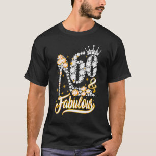 Camiseta 60 y fabuloso 60 años 60 años Diamante de cumpleañ