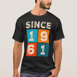 Camiseta 61º cumpleaños desde 1961