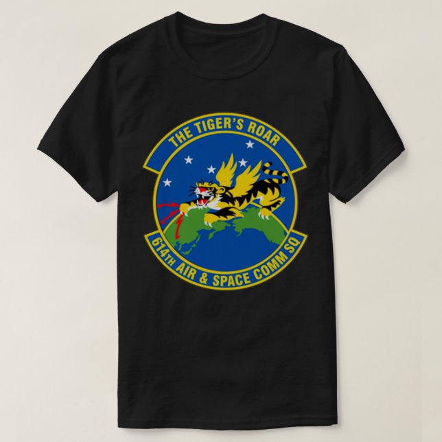 Camiseta 614ª Escuadrón de Comunicaciones Aéreas y Espacial (Diseño del anverso)