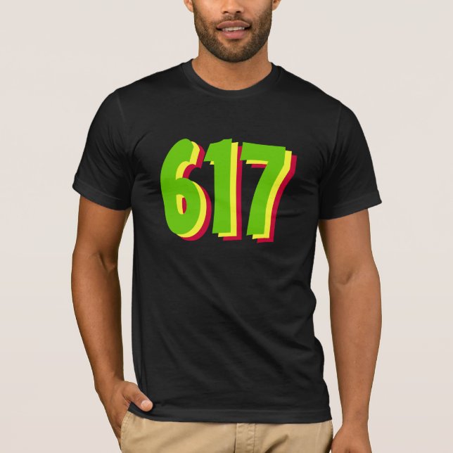 Camiseta 617:Boston (Anverso)