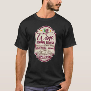 Camiseta 61.º Cumpleaños I Sello de Decantador de Vino I El