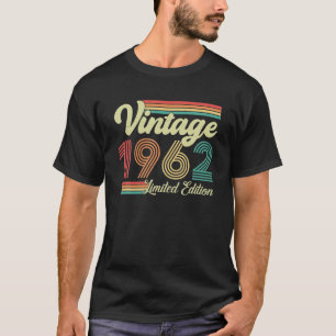Camiseta 61 Años Vintage 1962 Nacido En 1962 61