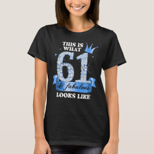 Camiseta 61 y fabuloso Grupo Fiesta Azul Negro Candid Phot