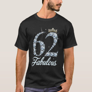 Camiseta 62 Años Es Mi Reina Diamante De 62 Años