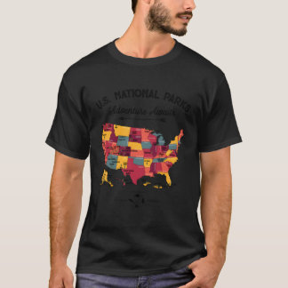 Camiseta 62 Parques Nacionales Mapa Regalos Campino Vintage