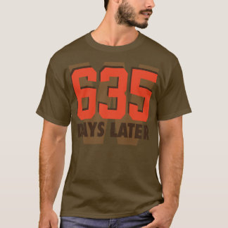 Camiseta 635 días después BrownOrange
