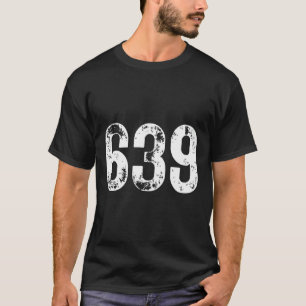 Camiseta 639 Código de área Área de teléfono móvil de Saska