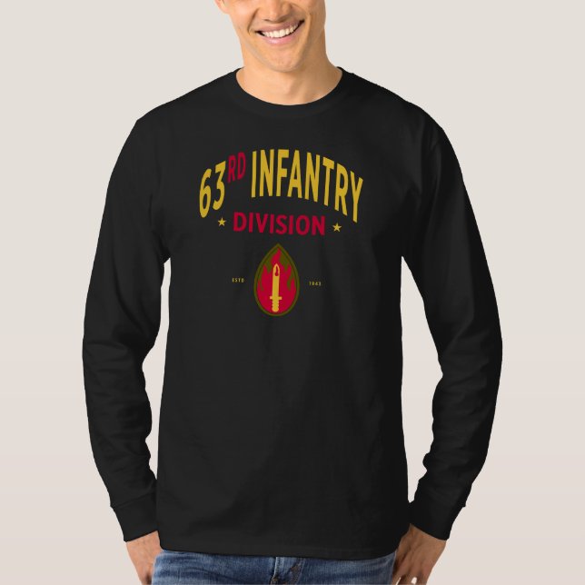 Camiseta 63.ª División de Infantería - Largo Ejército de lo (Anverso)