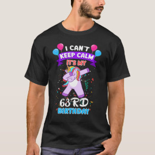 Camiseta 63 Años De Unicornio Para Mujeres De 63 Años En Un