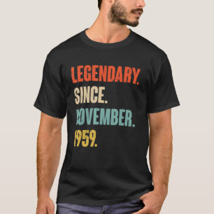 Camiseta 63 años legendario desde noviembre