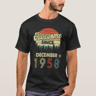 Camiseta 64º cumpleaños increíble desde diciembre de 1958 6
