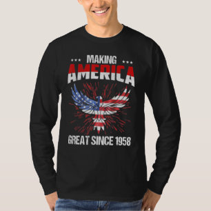 Camiseta 64.º cumpleaños haciendo grande a Estados Unidos d