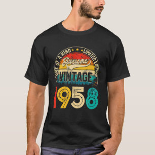 Camiseta 64 Años Bday Vintage 1958 Edición Limitada 64ª