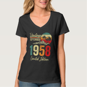 Camiseta 64 años de antigüedad Septiembre de 1958 64º