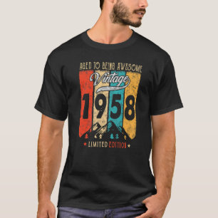 Camiseta 64 años Vintage 1958 64º cumpleaños 1