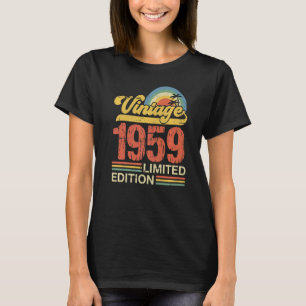 Camiseta 64 años Vintage 1959 64º cumpleaños