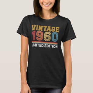 Camiseta 64 Años Vintage 1960 Edición Limitada 64th Birt