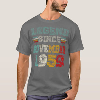 Camiseta 64 añosDesde noviembre de 1959 64º cumpleaños