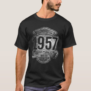 Camiseta 65ª Edición Vintage Limitada De 1957 Años De Edad