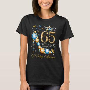 Camiseta 65º Cumpleaños 65 Años De Ser Sorprendente 65 Años