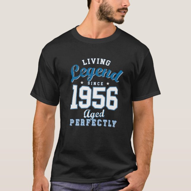 Camiseta 65º Nacido En 1956 65 Y (Anverso)