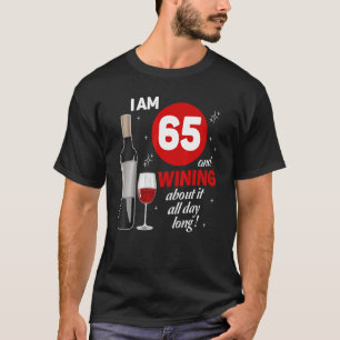 Camiseta 65.ª Decoración De Cumpleaños Para Mujeres Hombres